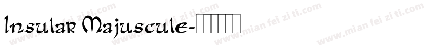 Insular Majuscule字体转换
